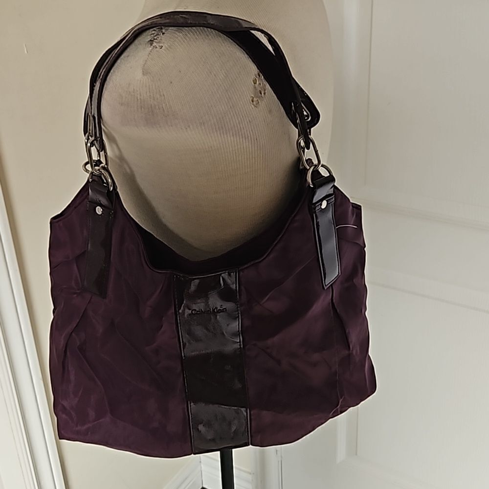 Calvin Klein Shoulder Bag Purple 12"×18"